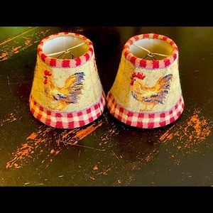 Rooster small lamp shades